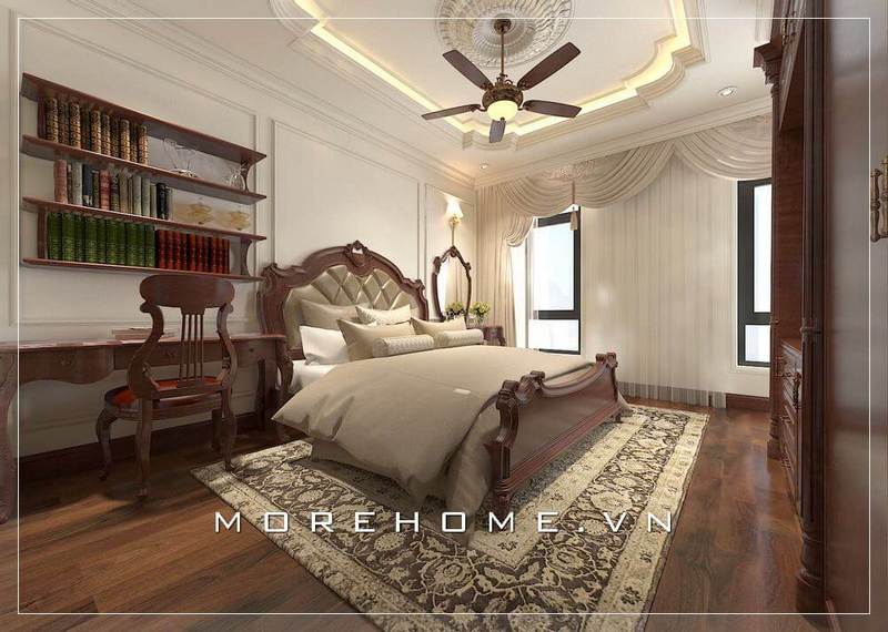 Thiết kế nội thất phòng ngủ sang trọng